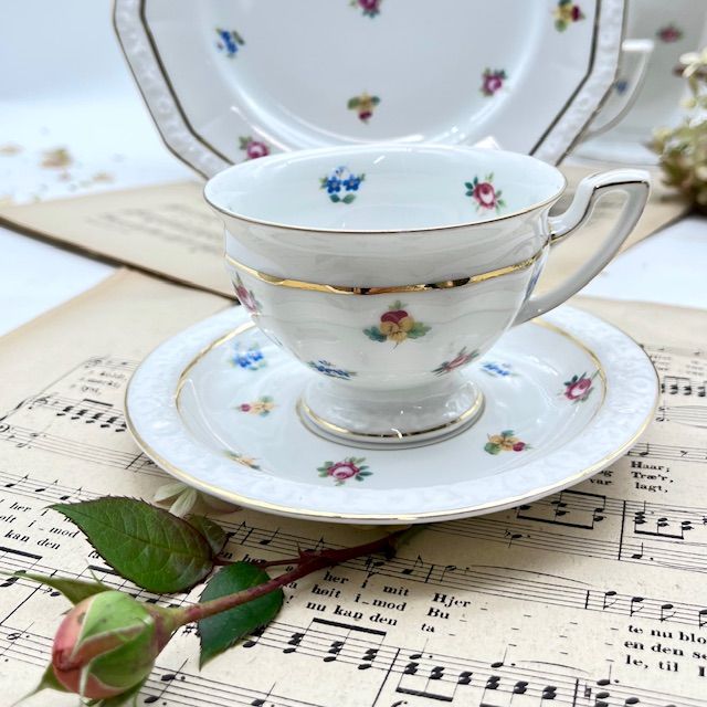 Чайная пара Ph.Rosenthal Classic Rose Мелкоцвет 200 мл Германия