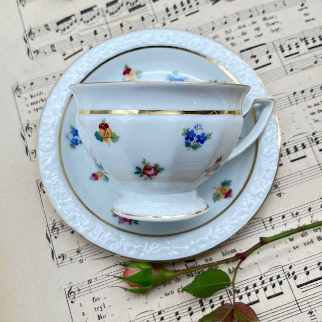 Чайная пара Ph.Rosenthal Classic Rose Мелкоцвет 200 мл Германия