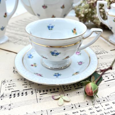 Чайная пара Ph.Rosenthal Classic Rose Мелкоцвет 200 мл Германия 