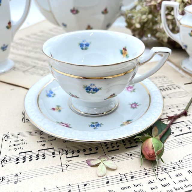 Чайная пара Ph.Rosenthal Classic Rose Мелкоцвет 200 мл Германия