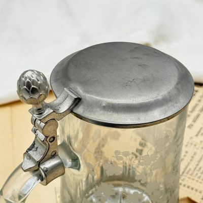 Кружка пивная 600 мл хрусталь олово Германия