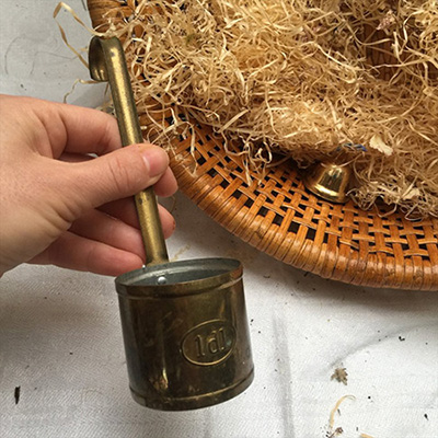 Мерная кружка черпак медь