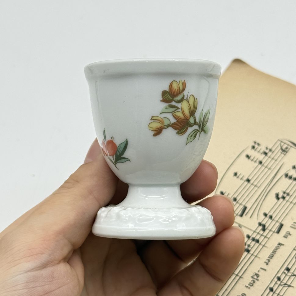 Подставка под яйцо Rosenthal Maria Classic Rose Мейсенский букет 6 см Германия