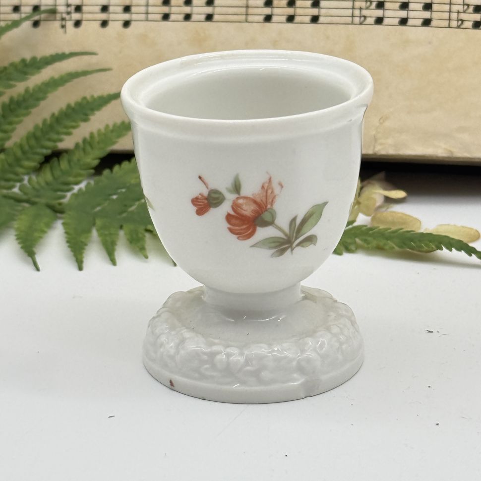 Подставка под яйцо Rosenthal Maria Classic Rose Мейсенский букет 6 см Германия