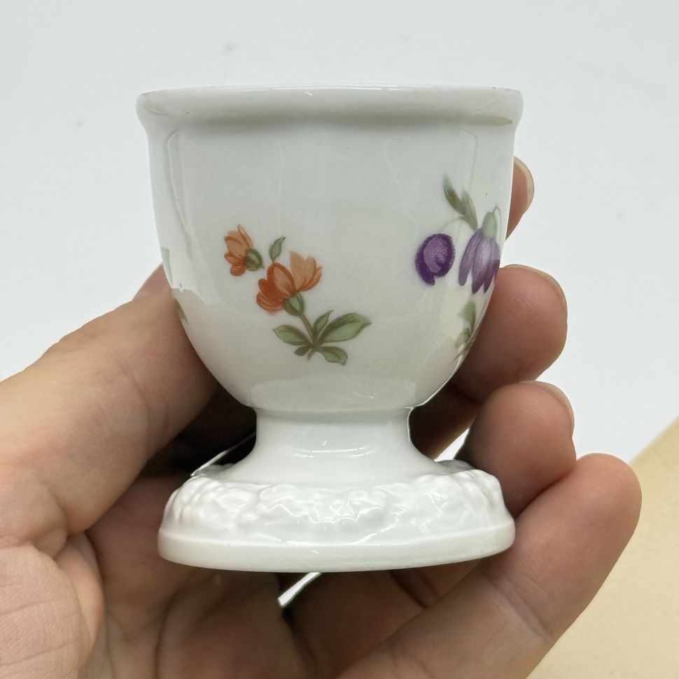 Подставка под яйцо Rosenthal Maria Classic Rose Мейсенский букет 6 см Германия