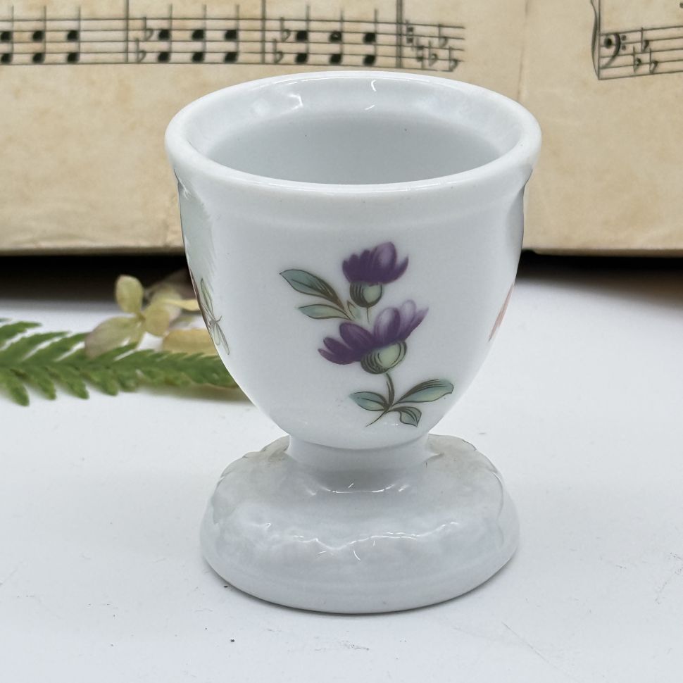 Подставка под яйцо Rosenthal Maria Classic Rose Мейсенский букет 6 см Германия