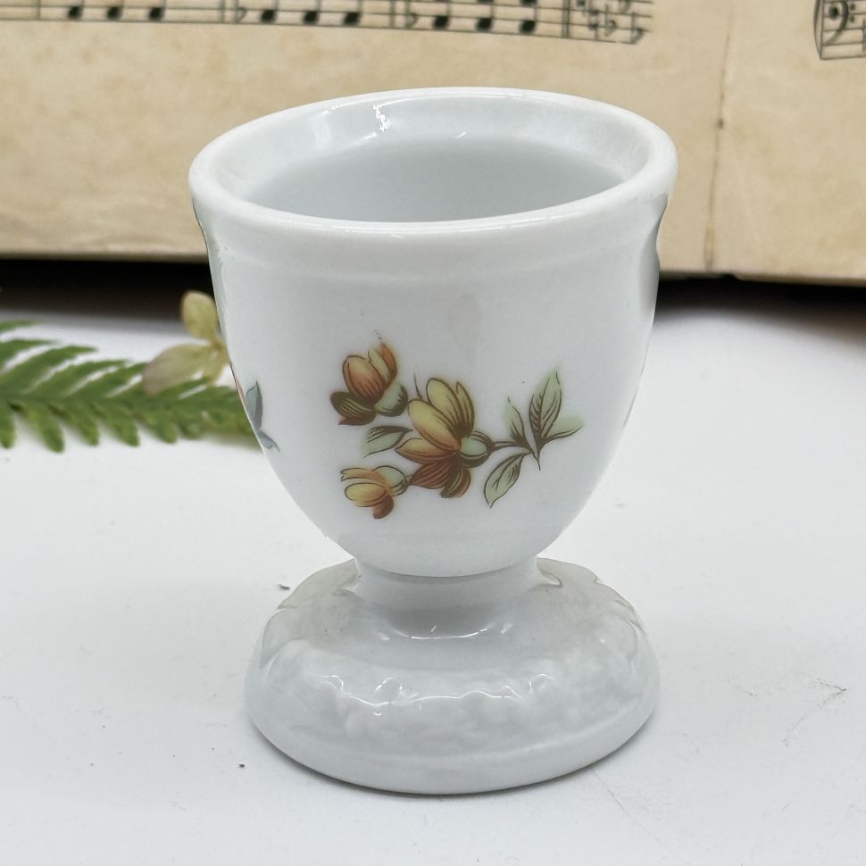 Подставка под яйцо Rosenthal Maria Classic Rose Мейсенский букет 6 см Германия