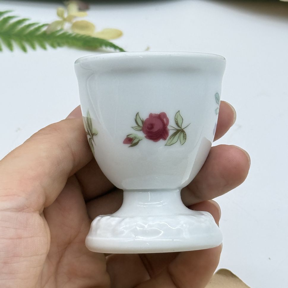 Подставка под яйцо Rosenthal Maria Classic Rose Мейсенский букет 6 см Германия