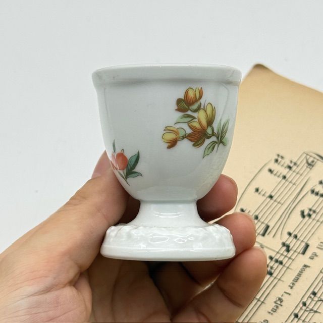 Подставка под яйцо Rosenthal Maria Classic Rose Мейсенский букет 6 см Германия