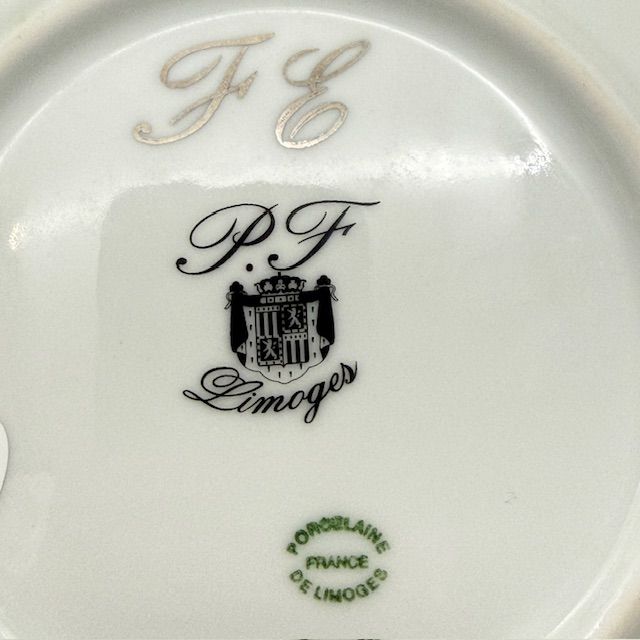 Тарелка Limoges Голубая сакура 18 см фарфор Франция