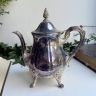 Кофейник 1 л на ножках Viners серебрение Англия  