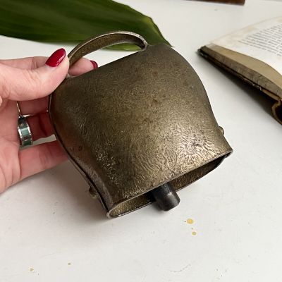 Колокол Ферма 10 см Голландия латунь