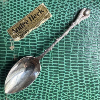 Ложка кофейная 11 см серебрение Франция