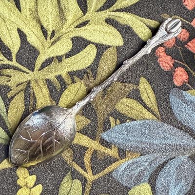 Ложка кофейная 11 см серебрение Франция