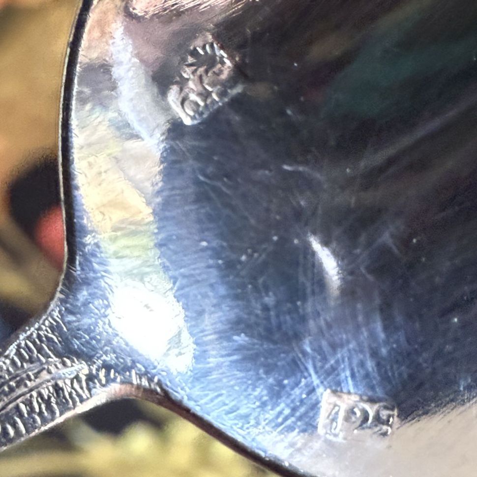 Ложка кофейная 11 см серебрение Франция