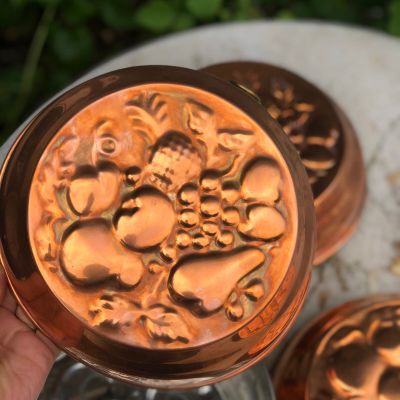 Форма для выпечки 20 см Фрукты медь