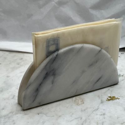 Подставка под салфетки 15 см мрамор