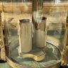 Люстра на две лампы 60 см Франция латунь