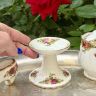 Подсвечник Ваза Royal Albert Old Country Roses 8 см фарфор Англия