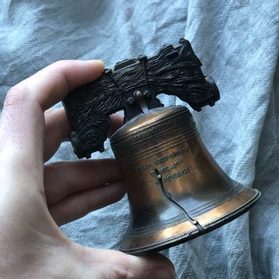 Колокол декоративный медь