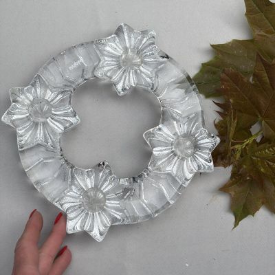 Подсвечник Nybro Crystal 22 см хрусталь Швеция