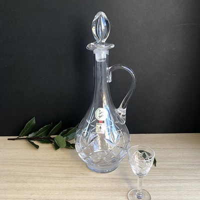 Графин и рюмки 4 шт. набор хрусталь