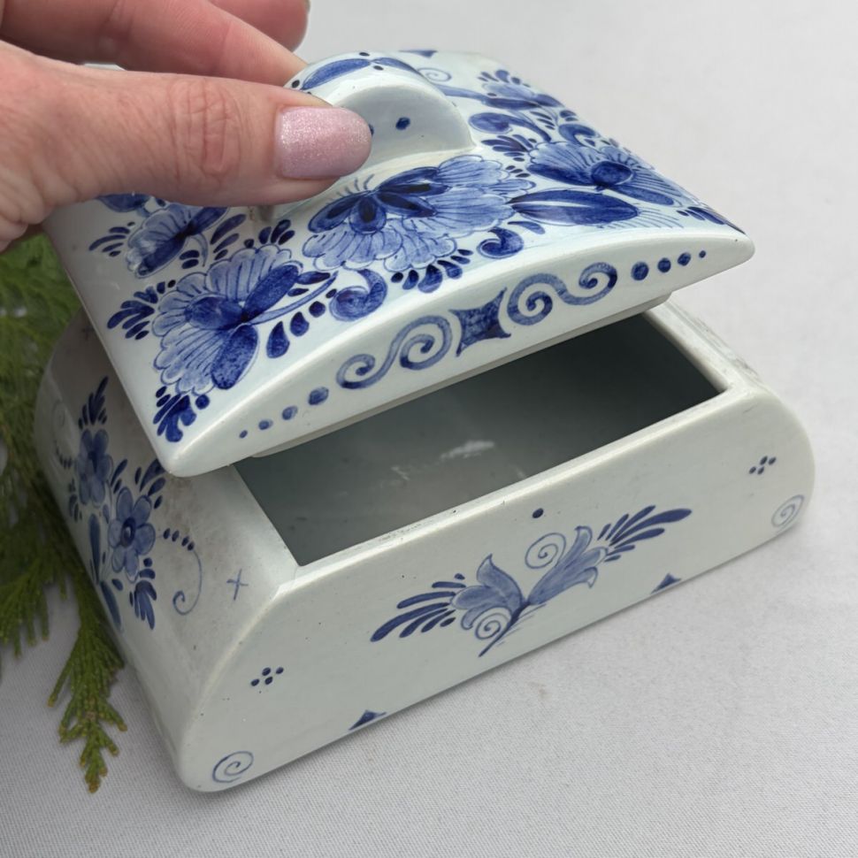 Шкатулка Delft 15 см фарфор Голландия