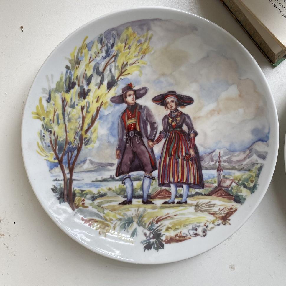 Тарелка 24 см Rastal Bergader Jahresteller 1991