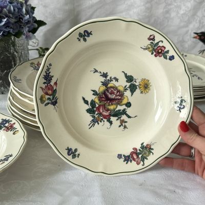 Тарелка глубокая Alt Strassburg ВиллеройБох 23 см фарфор Германия  2 категория