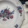 Тарелка глубокая Alt Strassburg ВиллеройБох 23 см фарфор Германия изьян