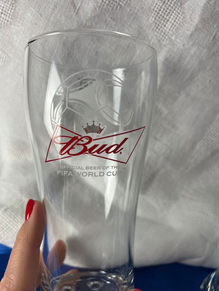Бокал для пива 0,3 л BUD Fifa