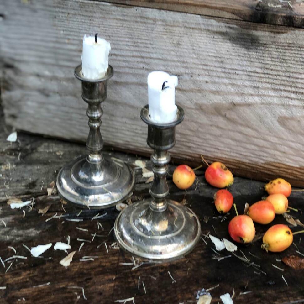 Подсвечник 14 см мельхиор