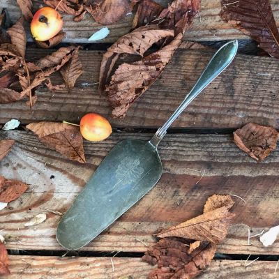 Лопатка для торта 22 см мельхиор