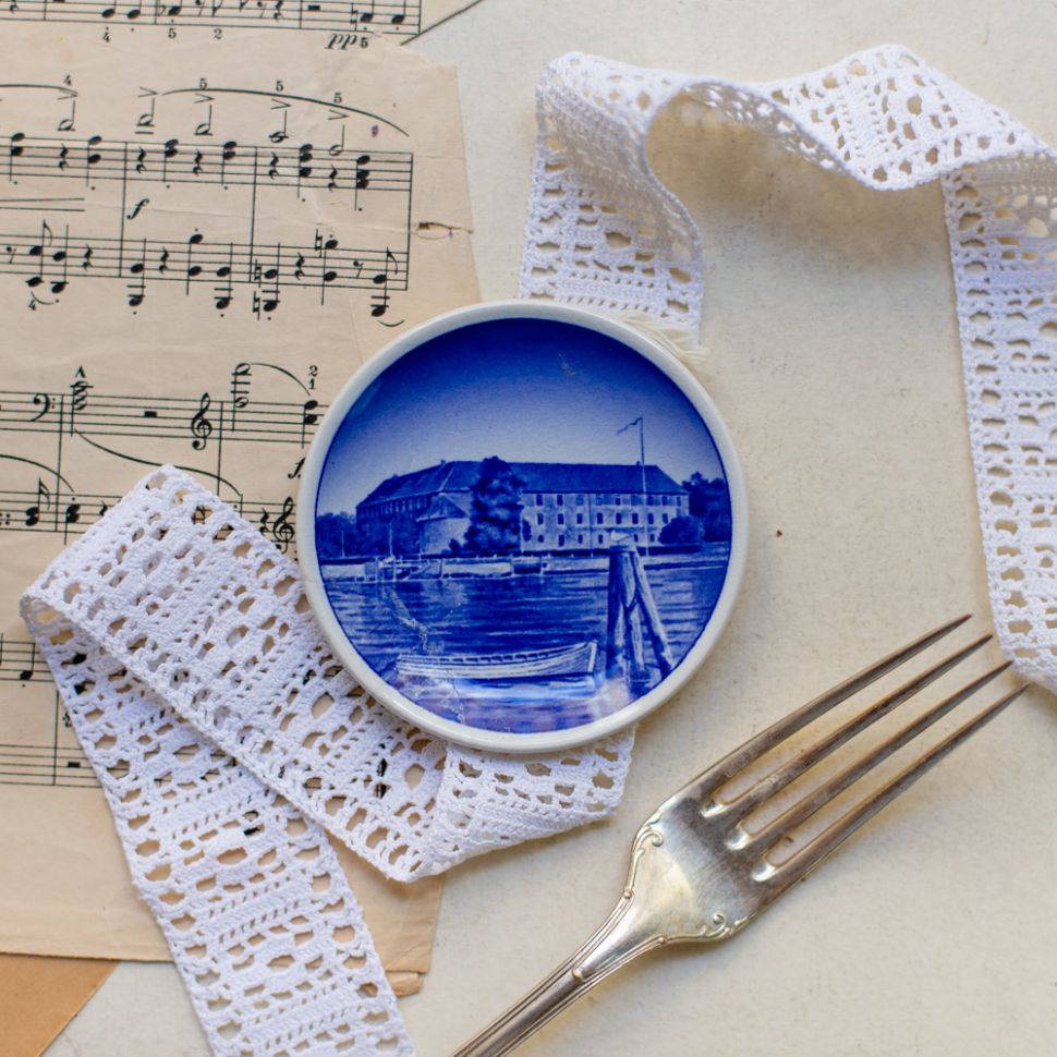 Блюдце 9 см Замок Royal Copenhagen (реставрация)