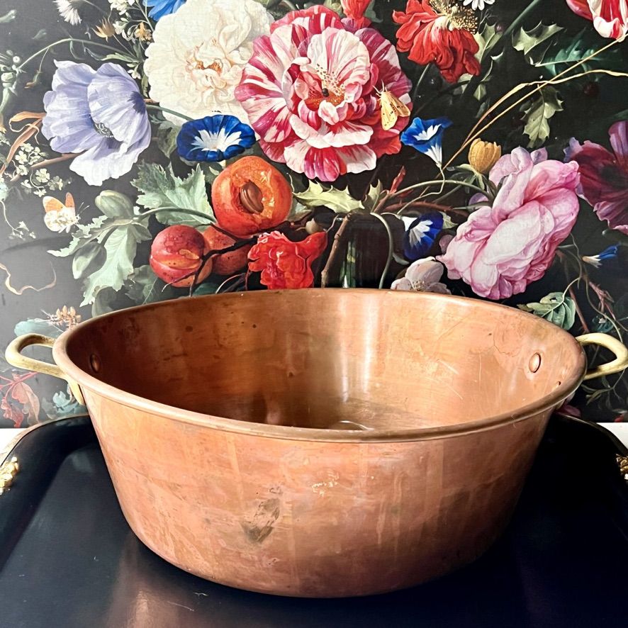 Таз для варенья 37 см медь 