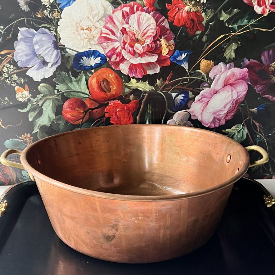 Таз для варенья 37 см медь 