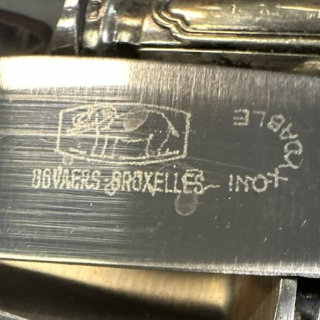 Нож столовый 21 см Govaers Bruxelles серебрение сталь Бельгия