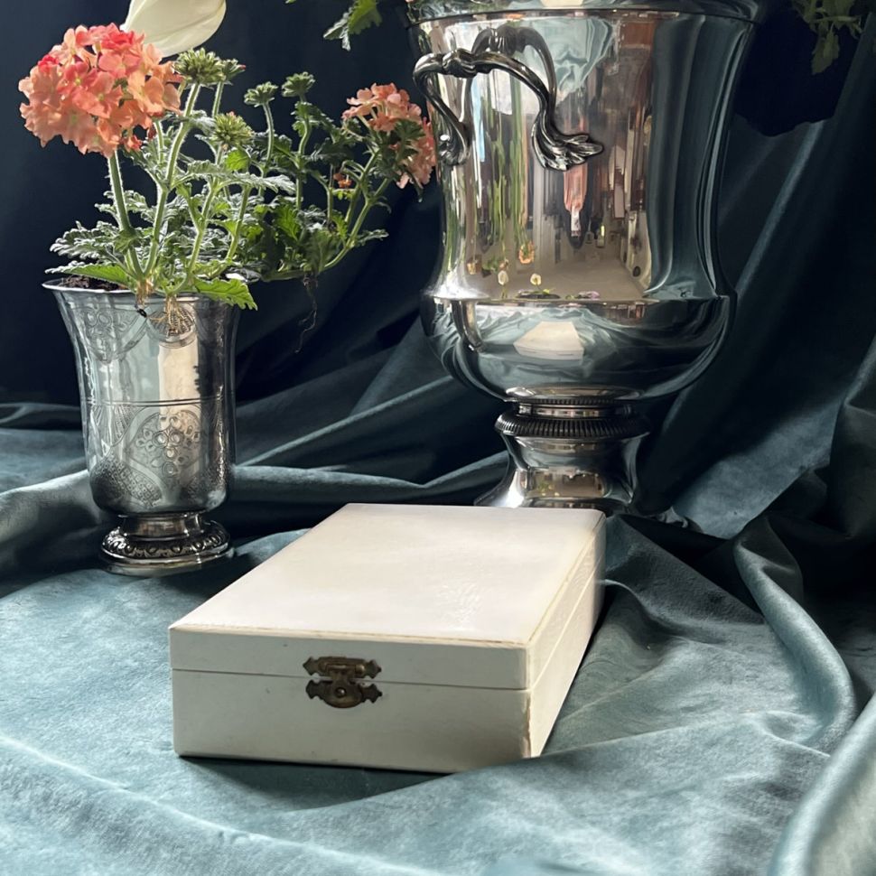 Щетка и расческа расческа набор для младенцев серебро Франция