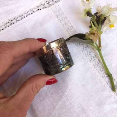 Кольцо для салфеток Вишня мельхиор