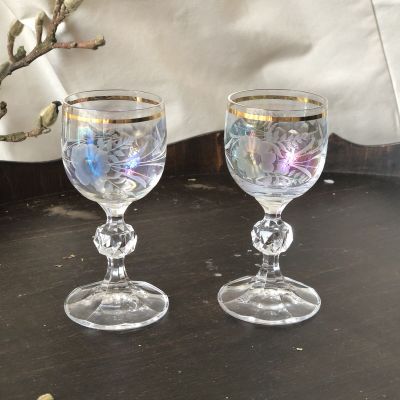 Рюмка 50мл с гравировкой цветы