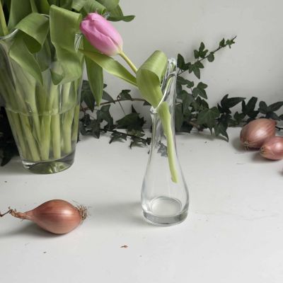 Ваза 21 см хрустальное стекло 