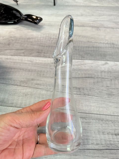 Ваза 21 см хрустальное стекло