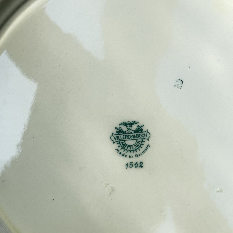 Блюдо ВиллеройБох Mettlach Alt Strassburg 34 см Германия