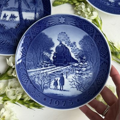 Тарелка ежегодная 1973 Royal Copenhagen Дания