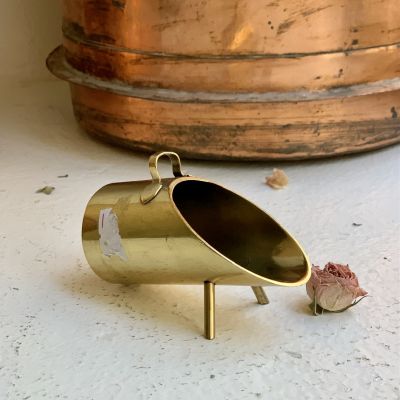 Зольник пепельница 6 см латунь