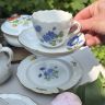 Кофейное трио Meissen Мейсенский букет​ 100 мл 1966 г. Германия