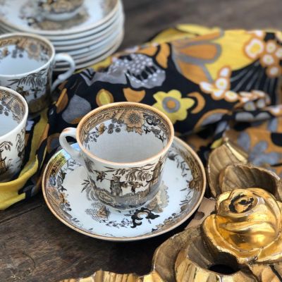 Кофейная пара 150 мл. Singapore (микросколы, трещина)