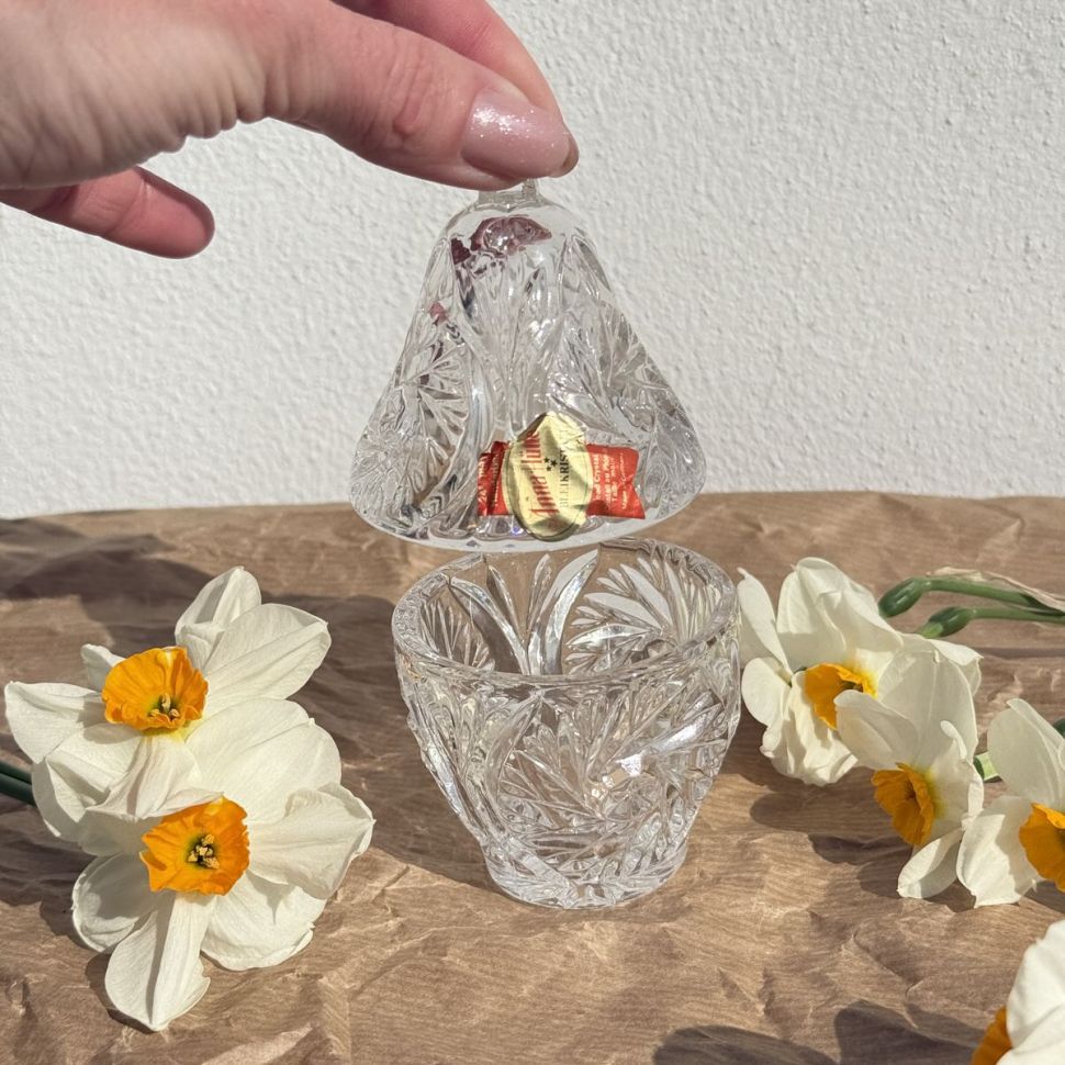 Шкатулка Anna Hutte 13 см хрусталь Германия