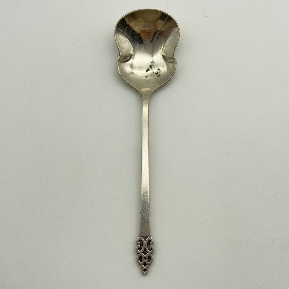 Ложка совок для сахара 15 см серебрение 