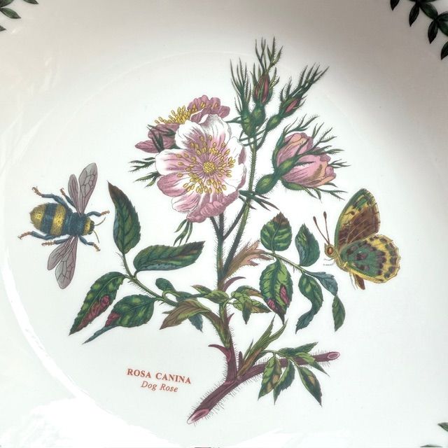 Тарелка глубокая Portmeirion Botanic Garden Dog Rose 22 см Портмерион Англия  